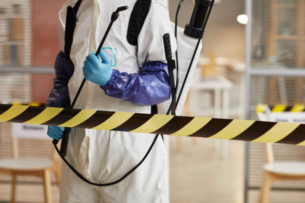 Professional Biohazard Cleanup technician working in Cape Neddick, ME